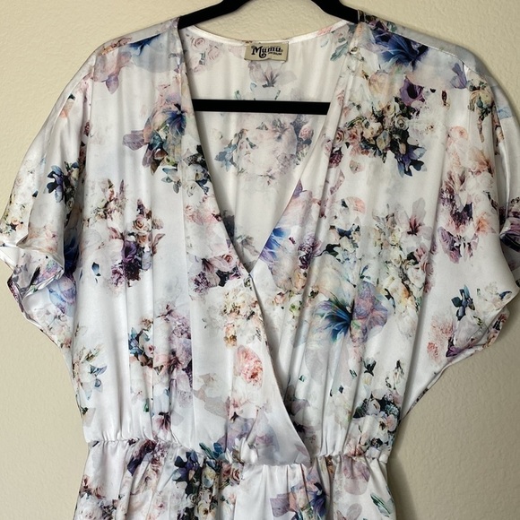 Show me Your Mumu dress medium women’s floral tiered - Picture 4 of 5